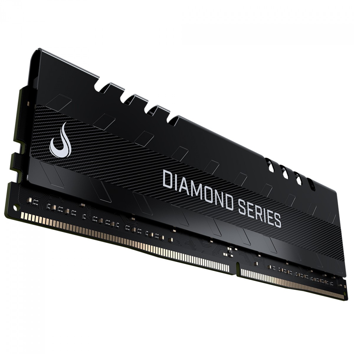 Memória DDR4 Rise Mode Diamond Series, 8GB, 3200MHz, Preto, RM-D4-8G-3200D