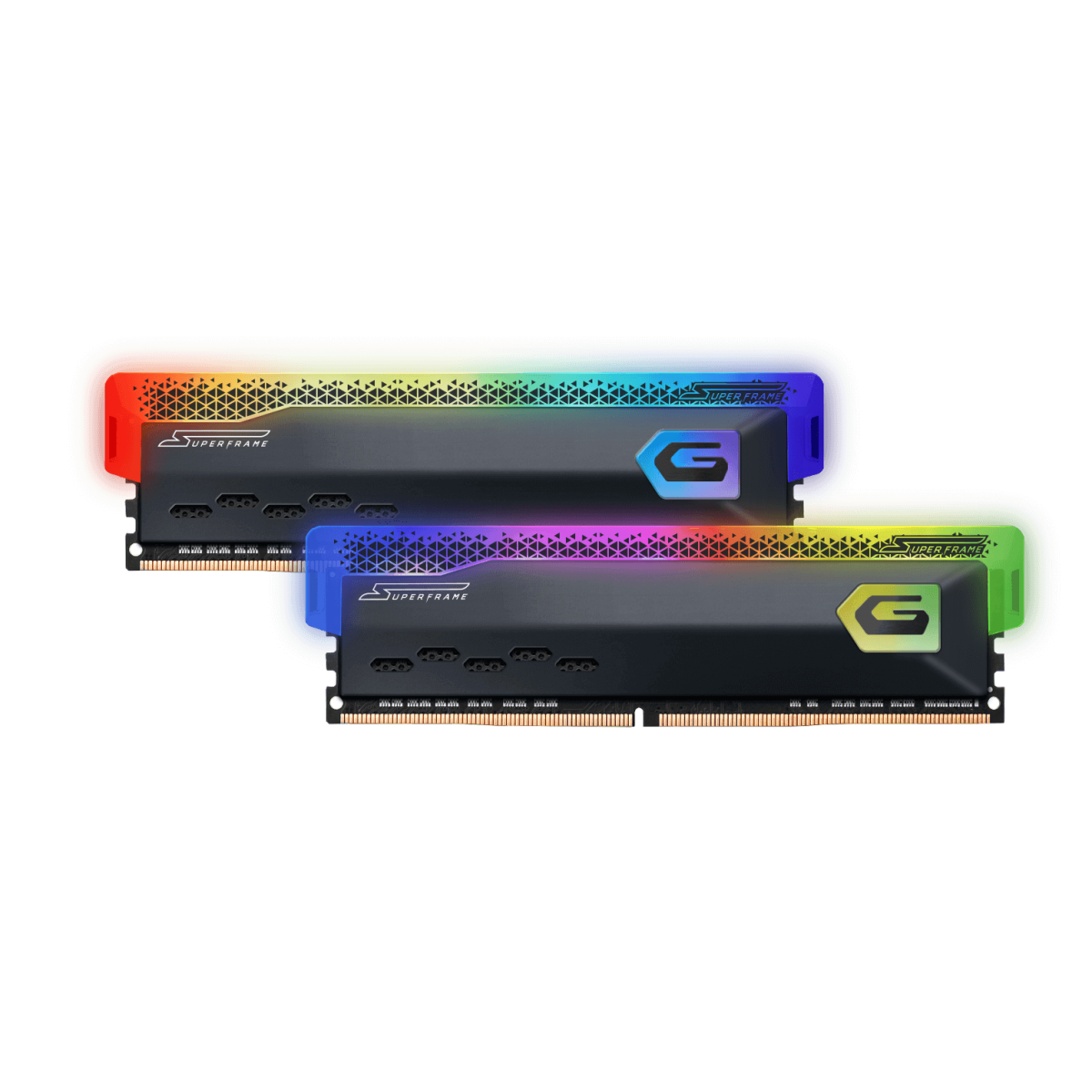 Memória DDR4 SuperFrame RGB, 8GB, 3200MHz, Gray