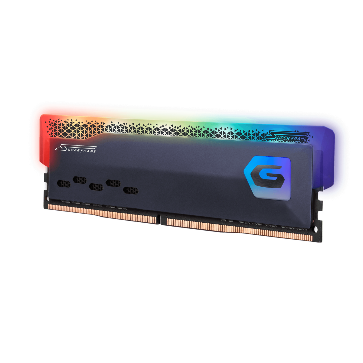 Memória DDR4 SuperFrame RGB, 8GB, 3200MHz, Gray