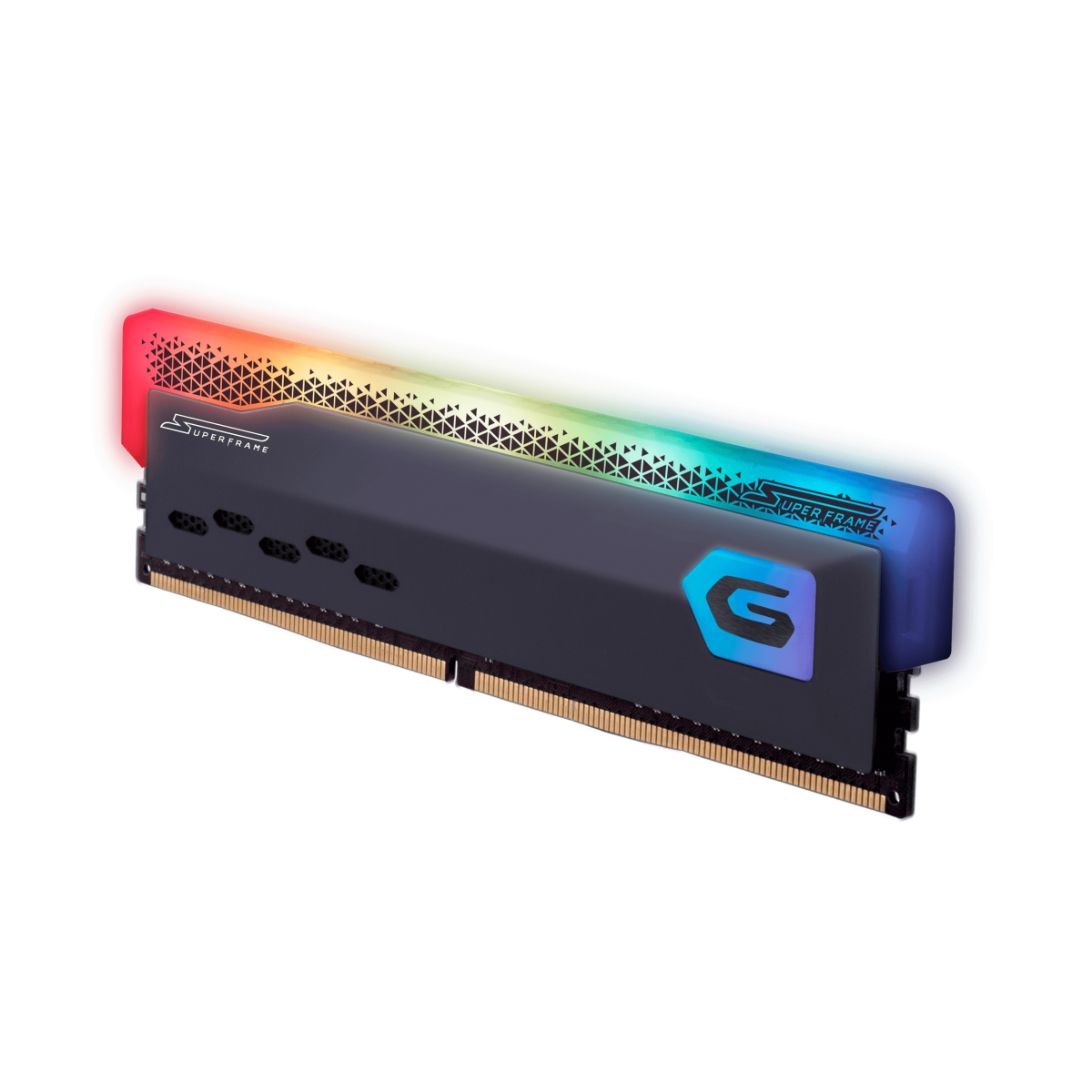 Memória DDR4 SuperFrame RGB, 8GB, 3200MHz, Gray