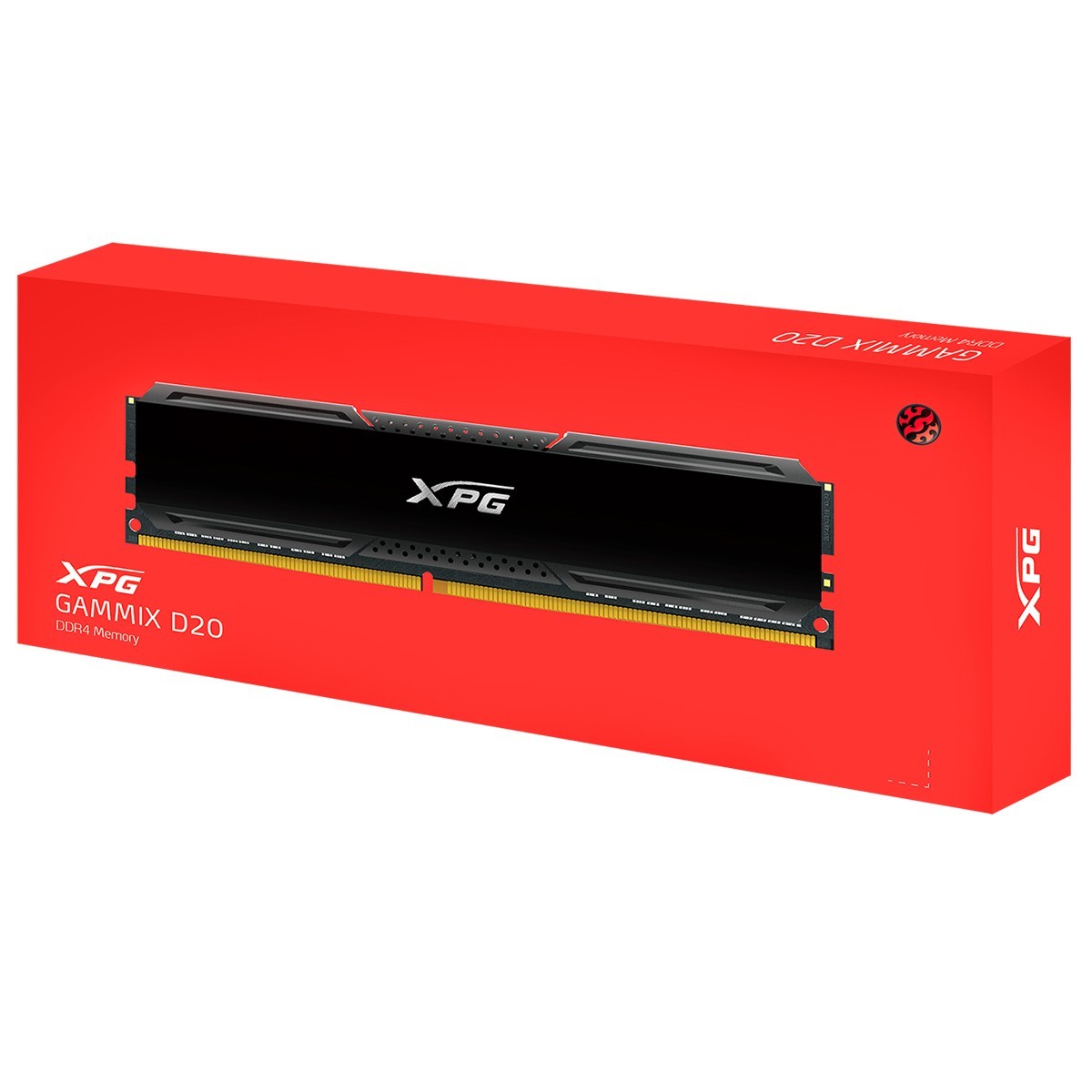 Memória DDR4 XPG Gammix D20, 32GB (2x16GB), 3200Mhz, Black, AX4U320016G16A-DCBK20