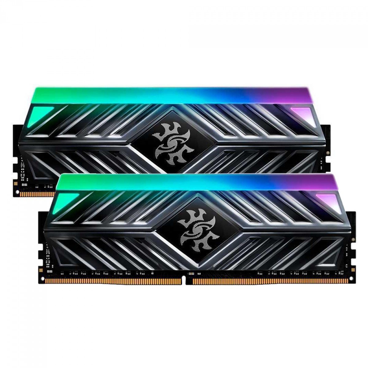 Memória DDR4 XPG Spectrix D41, 16GB (2X8GB), 3200MHz, RGB, Gray, AX4U32008G16A-DT41