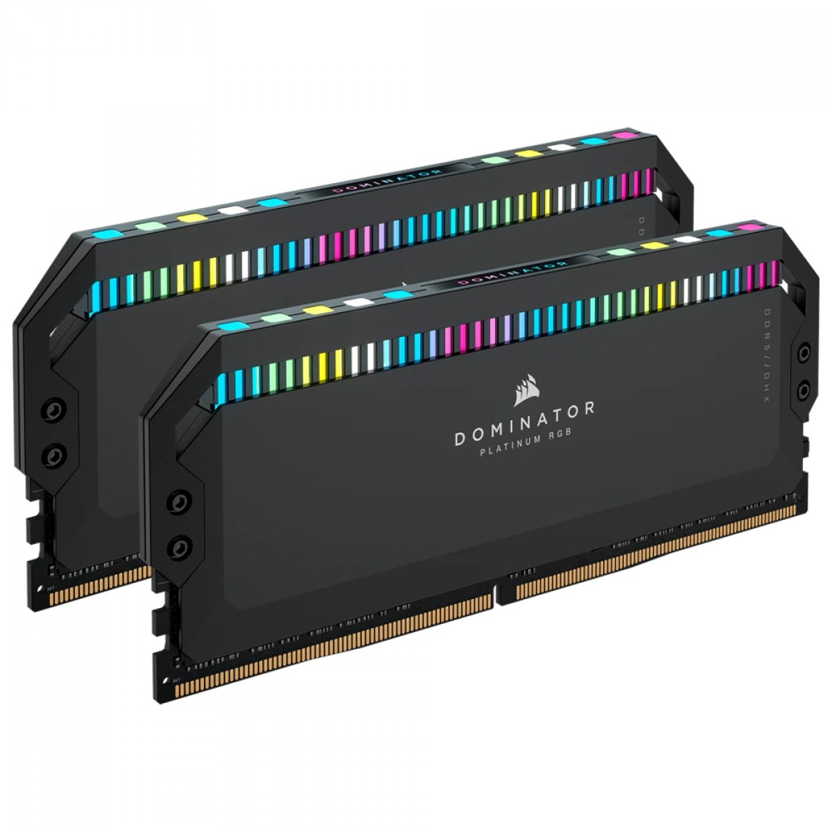 Memória DDR5 Corsair Dominator Platinum RGB, 32GB (2x16GB), Preto, 5600MHz, CMT32GX5M2X5600C36