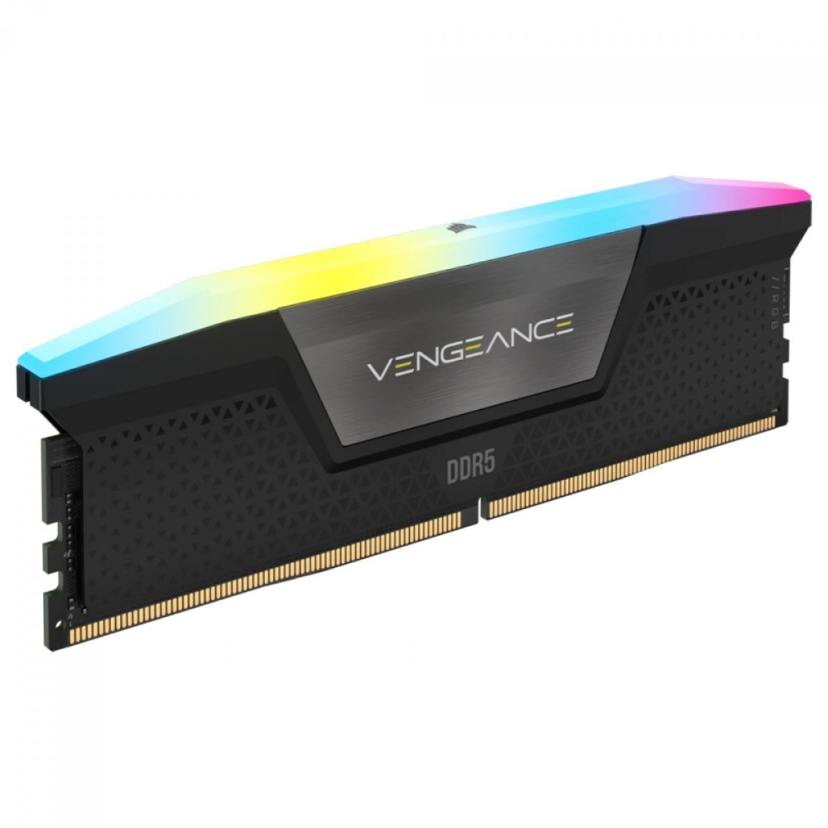 Memória DDR5 Corsair Vengeance RGB, 16GB, 6000MHz, Preto, CMH16GX5M1E6000Z36
