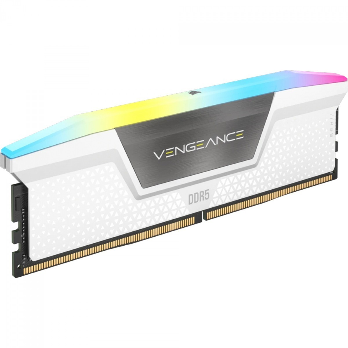 Memória DDR5 Corsair Vengeance RGB, 32GB (2x16GB), 5200MHz, Branco, CMH32GX5M2B5200C40W