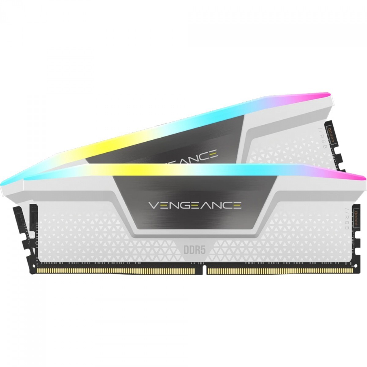 Memória DDR5 Corsair Vengeance RGB, 32GB (2x16GB), 5600MHz, Branco, CMH32GX5M2B5600C40W