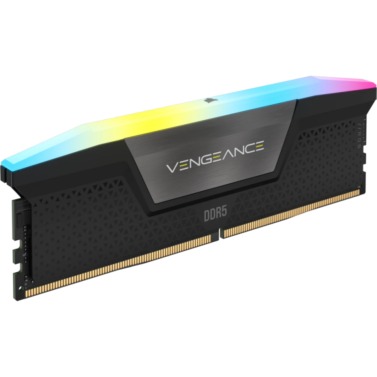 Memória DDR5 Corsair Vengeance RGB, 32GB (2x16GB), 6000MHz, Preto, CMH32GX5M2B6000C36