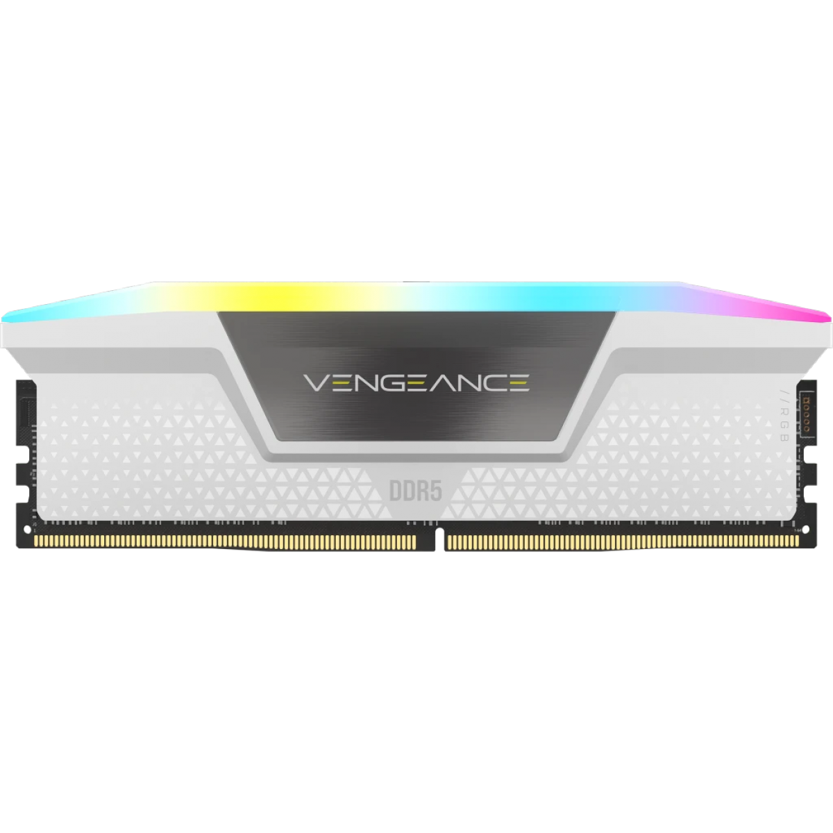 Memória DDR5 Corsair Vengeance RGB, 32GB (2x16GB), 6400MHz, Branco, CMH32GX5M2B6400C36W
