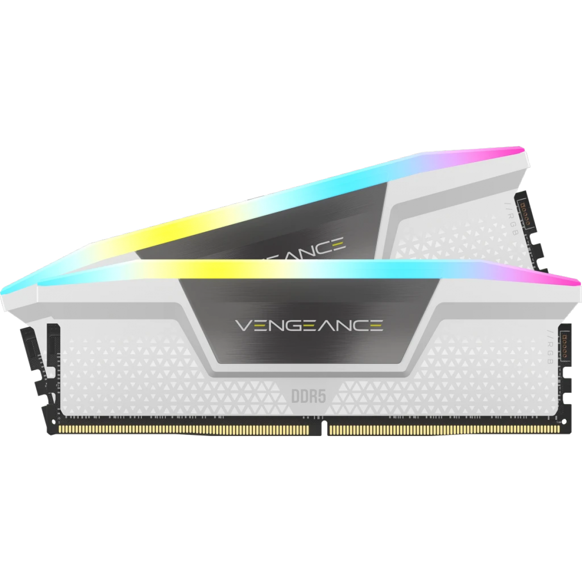 Memória DDR5 Corsair Vengeance RGB, 32GB (2x16GB), 6400MHz, Branco, CMH32GX5M2B6400C36W