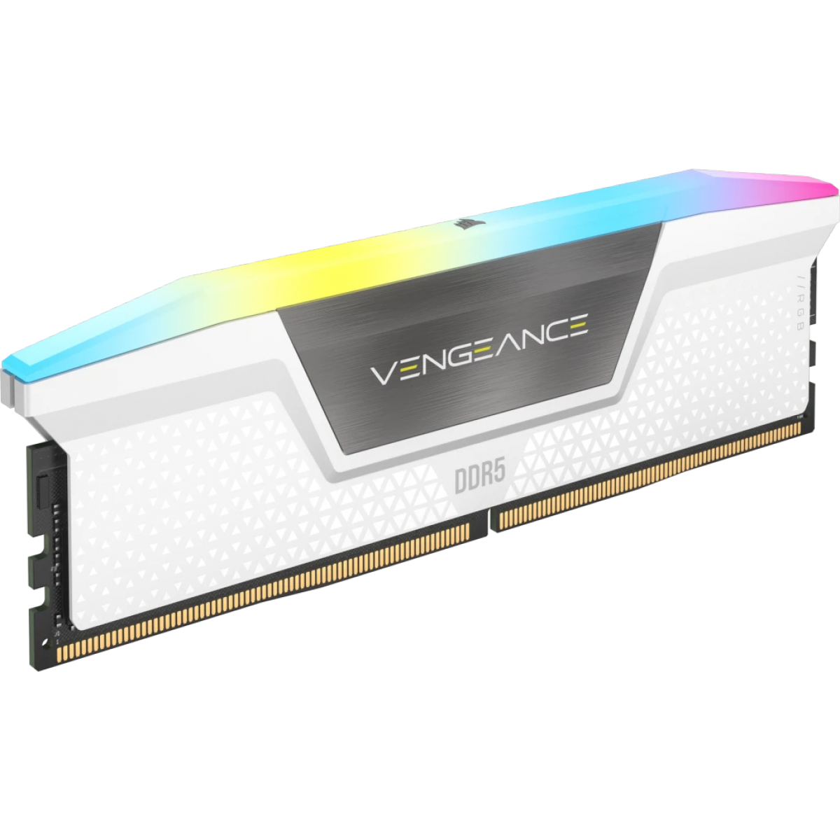 Memória DDR5 Corsair Vengeance RGB, 32GB (2x16GB), 6400MHz, Branco, CMH32GX5M2B6400C36W