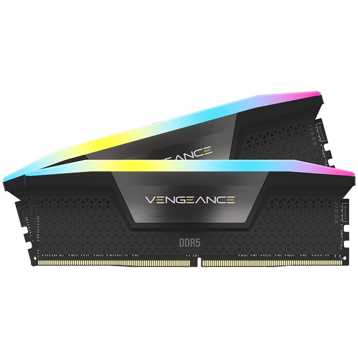 Memória DDR5 Corsair Vengeance RGB, 32GB (2x16GB), 7000MHz, Preto, CMH32GX5M2X7000C34