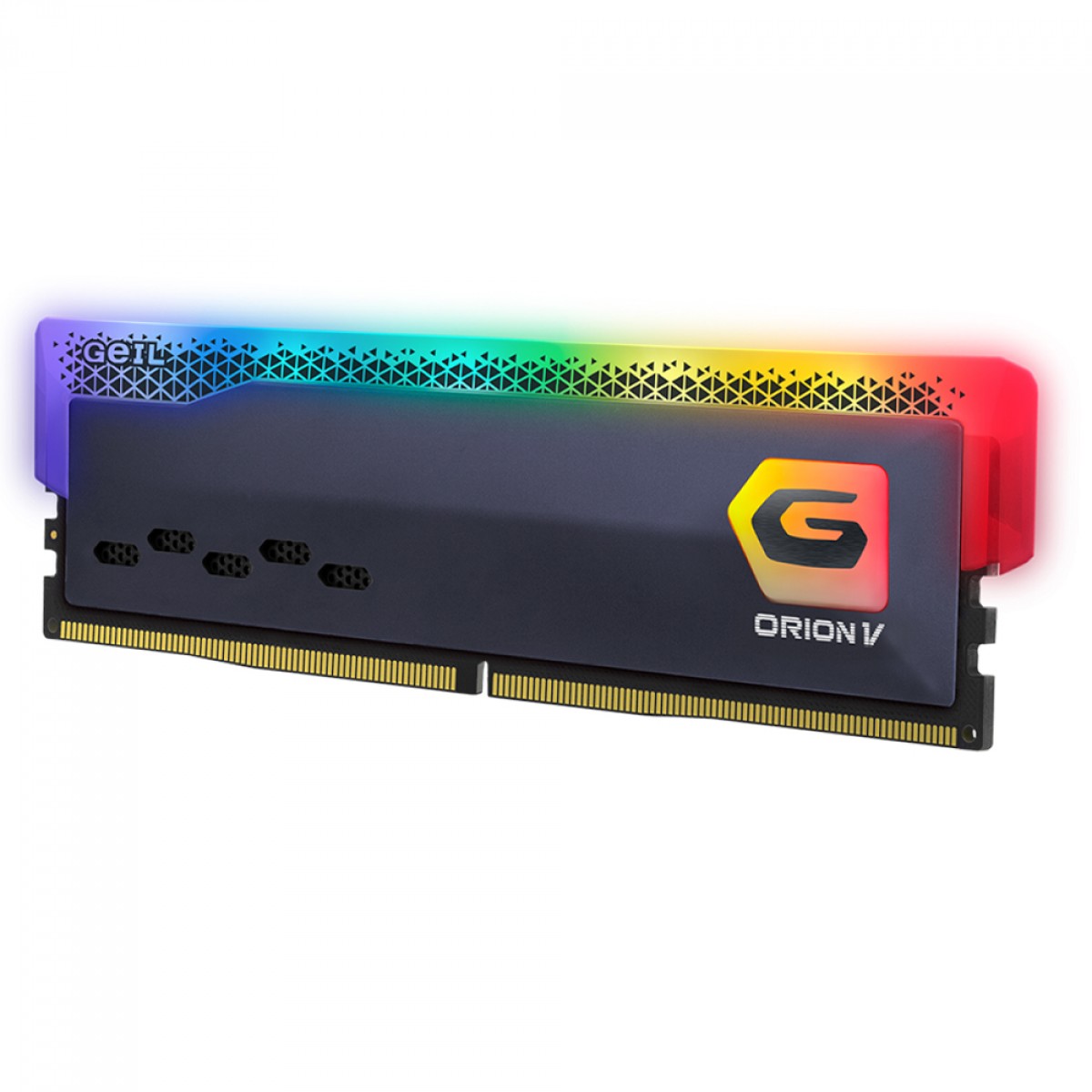 Memória DDR5 Geil Orion V, 32GB (2x16GB), 5600MHz, RGB, Titanium Gray, GVSG532GB5600C38ADC