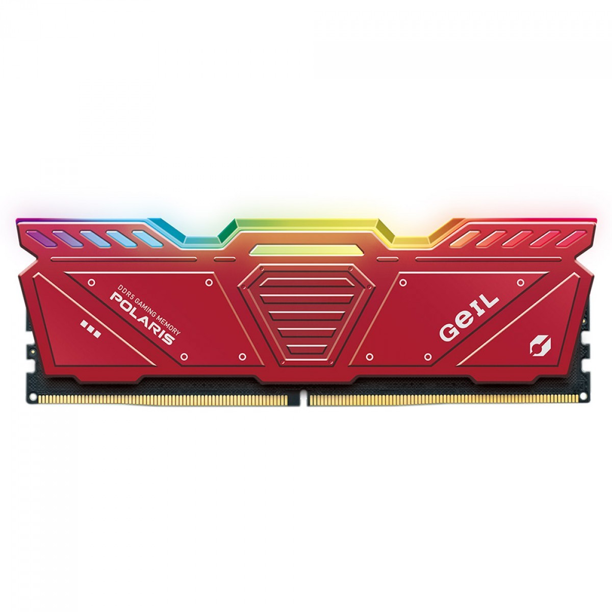 Memória DDR5 Geil Polaris RGB, 32GB (2x16GB), 6000MHz, Red, GOSR532GB6000C38BDC
