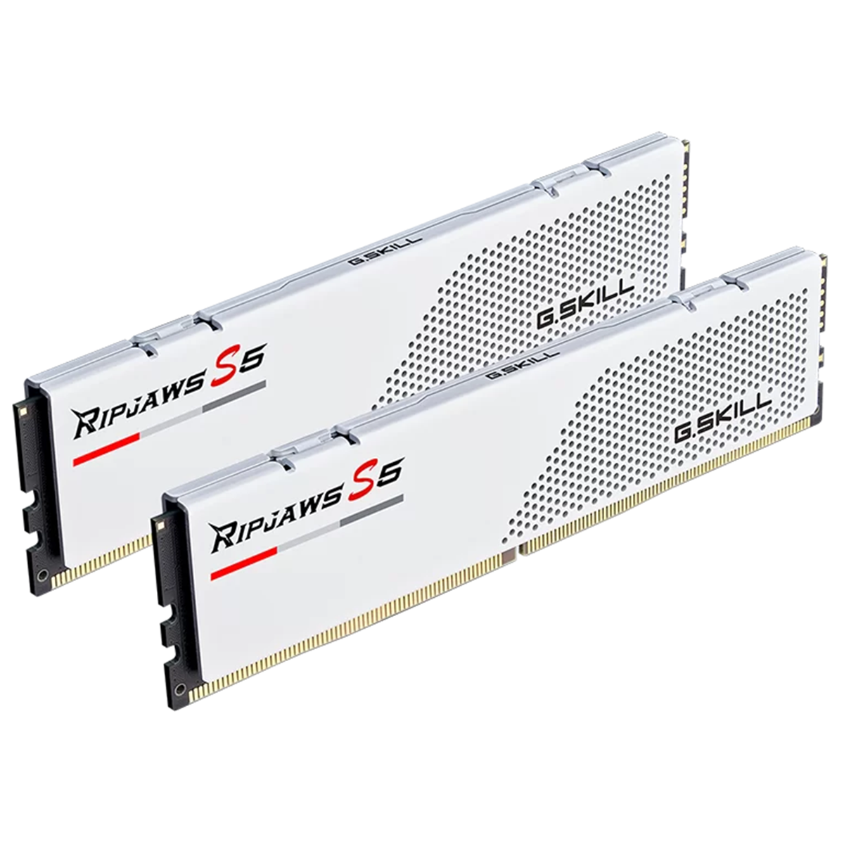 Memória DDR5 G.Skill Ripjaws S5, 32GB (2x16GB), 5200MHz, White, F5-5200J3636C16GX2-RS5W
