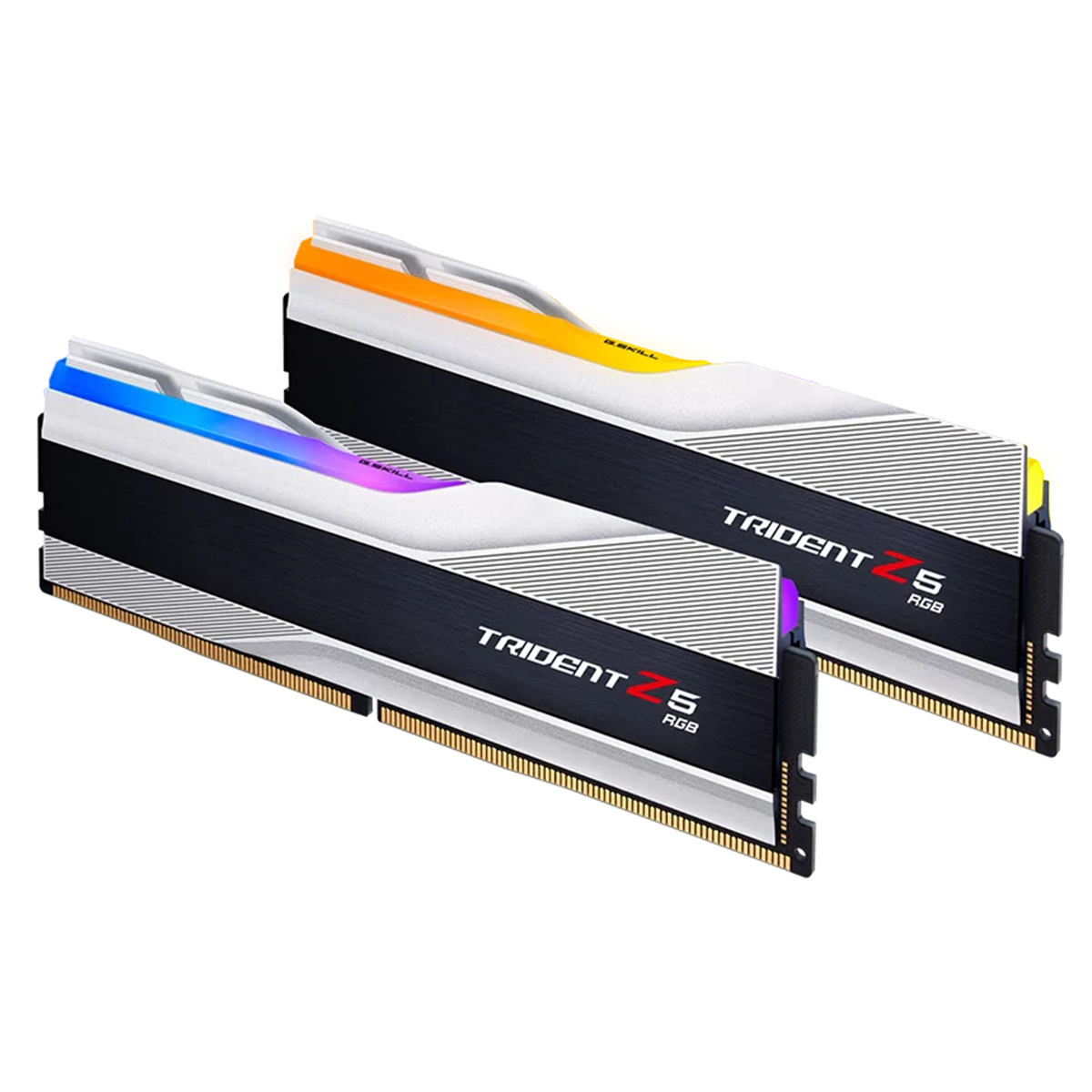 Memória DDR5 G.Skill Trident Z5 RGB, 32GB (2x16GB), 5200MHz, Silver, F5-5200J4040A16GX2-TZ5RS