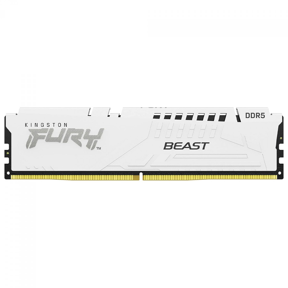 Memória DDR5 Kingston FURY Beast, 16GB, 6000MHz, White, KF560C30BWE-16