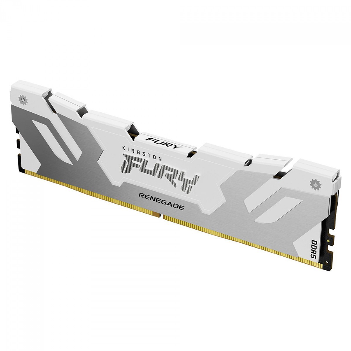 Memória DDR5 Kingston Fury Renegade, 32GB (2x16GB), 7600MHz, White, KF576C38RWK2-32
