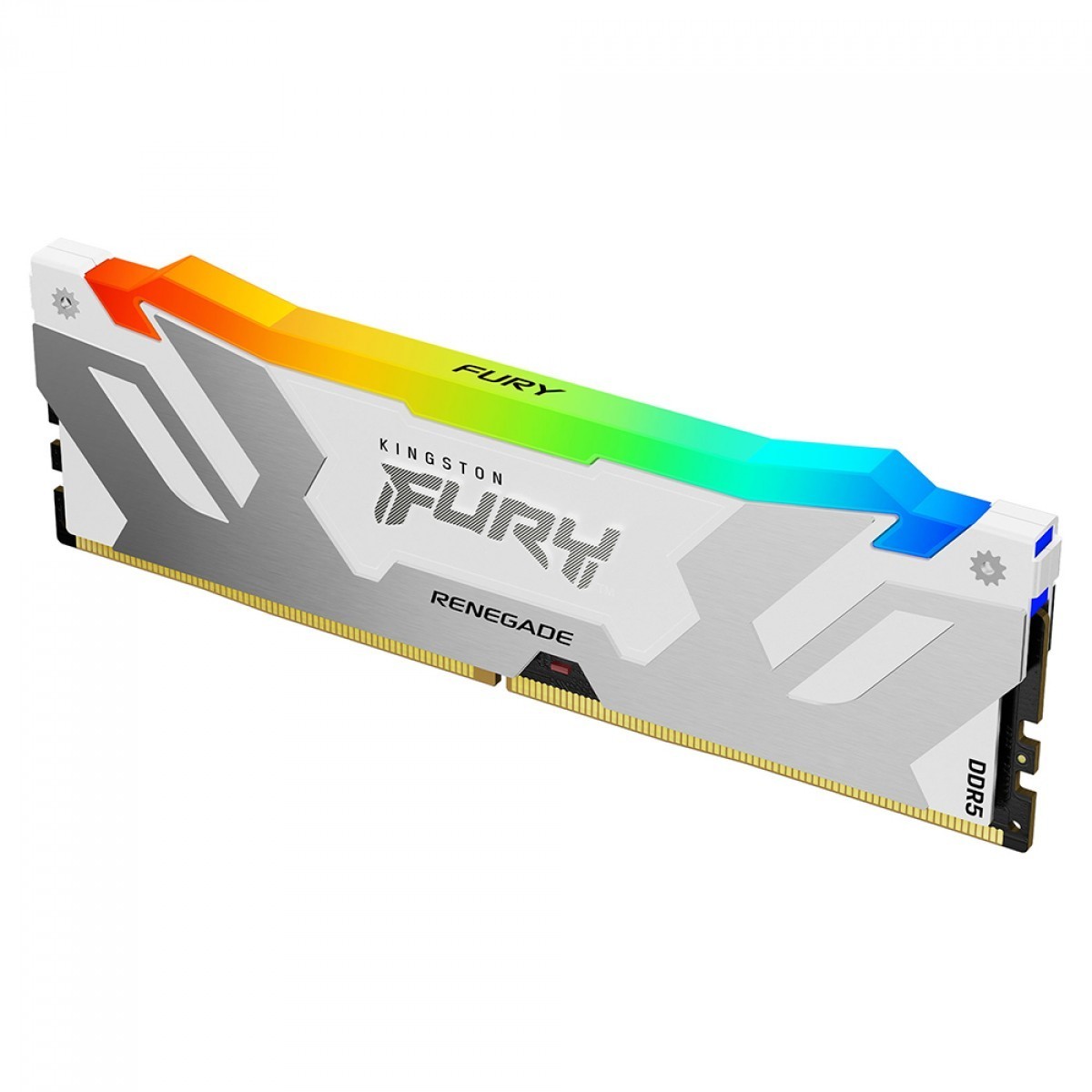Memória DDR5 Kingston Fury Renegade, RGB, 16GB, 8000MHz, White, KF580C38RWA-16