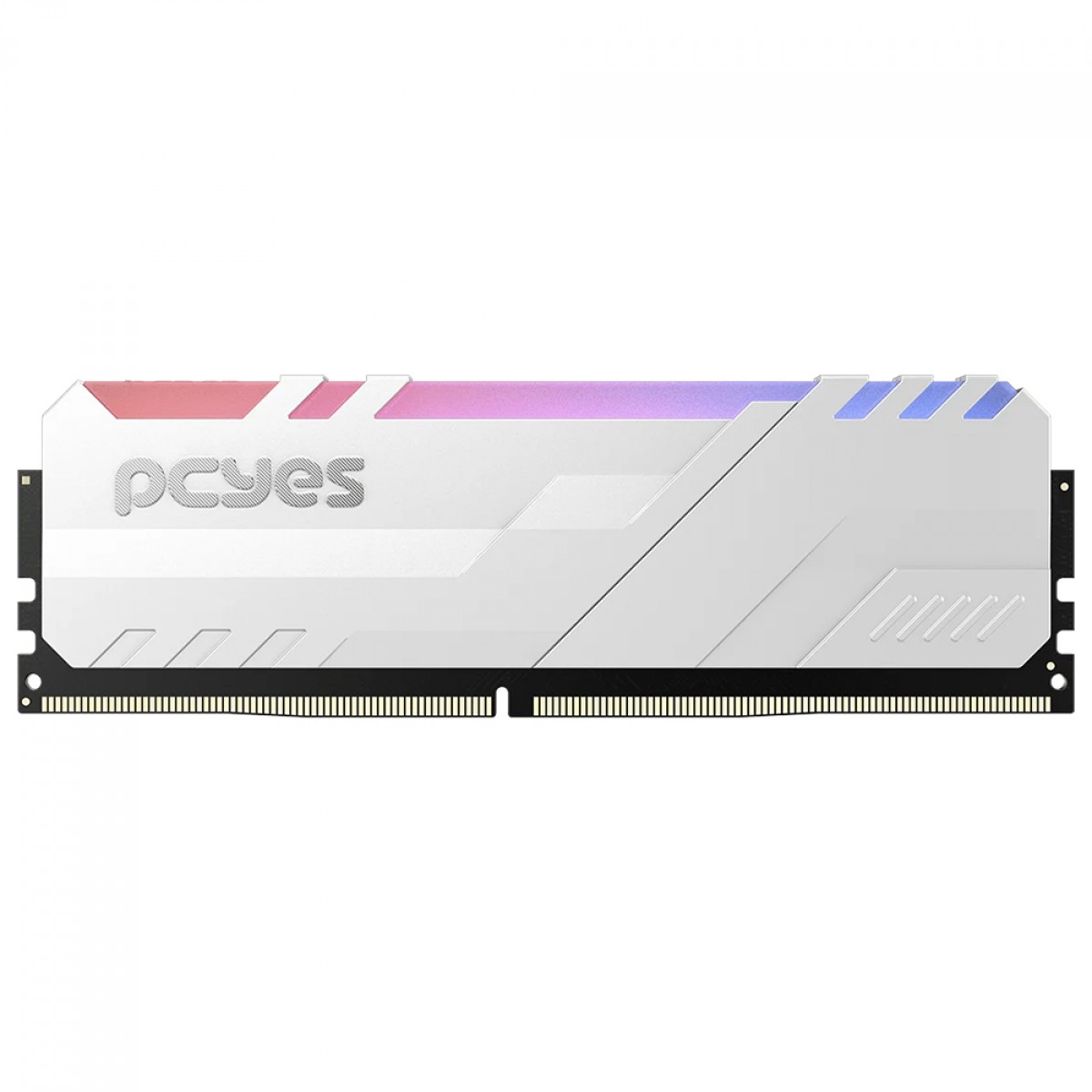 Memória DDR5 PCYes, RGB, 16GB, 5600MHz, Branco, PM165600D5WR