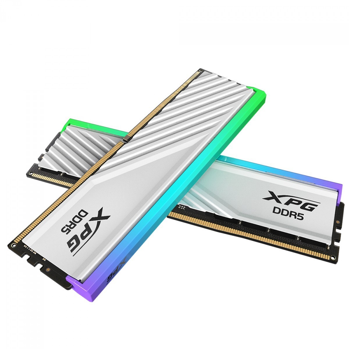 Memória DDR5 XPG Lancer Blade RGB, 16GB, 6400MHz, White, AX5U6400C3816G-SLABRWH