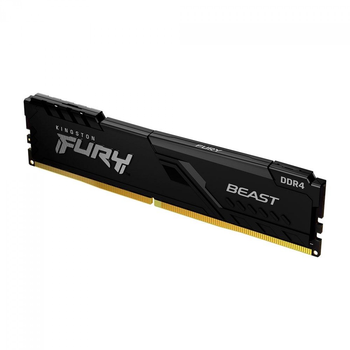 Memória DDR4 Kingston Fury Beast, 8GB, 3733Mhz, Preto, KF437C19BB/8
