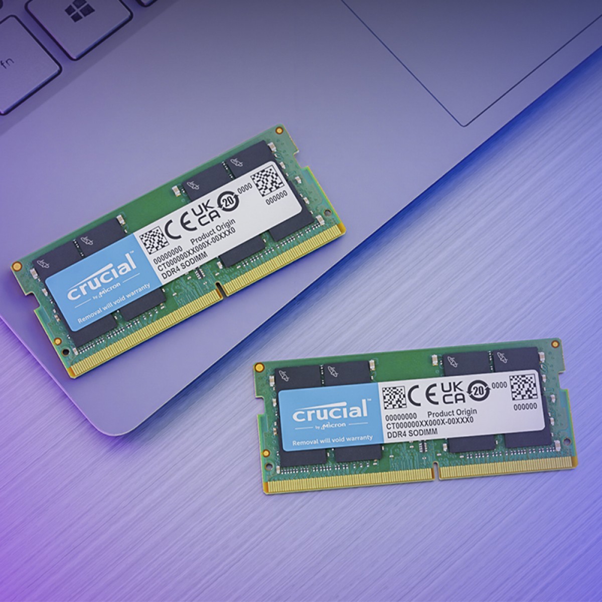 Memória para Notebook DDR4 Crucial, 16GB, 3200MHz, CT16G4SFRA32A