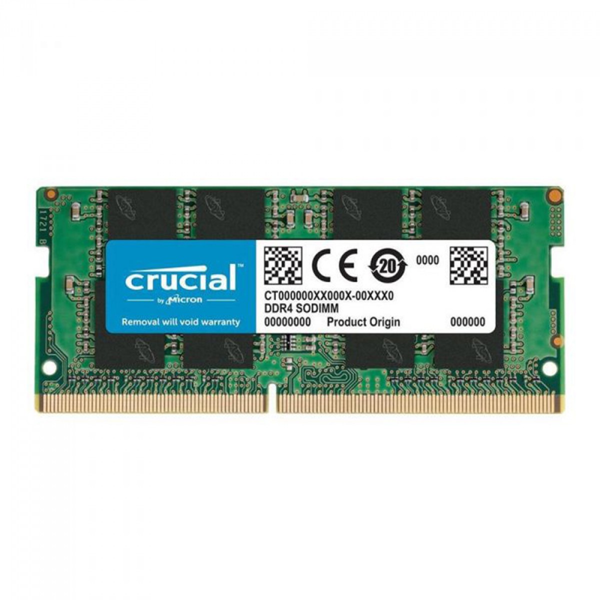 Memória para Notebook DDR4 Crucial, 8GB, 3200MHz, CT8G4SFRA32A