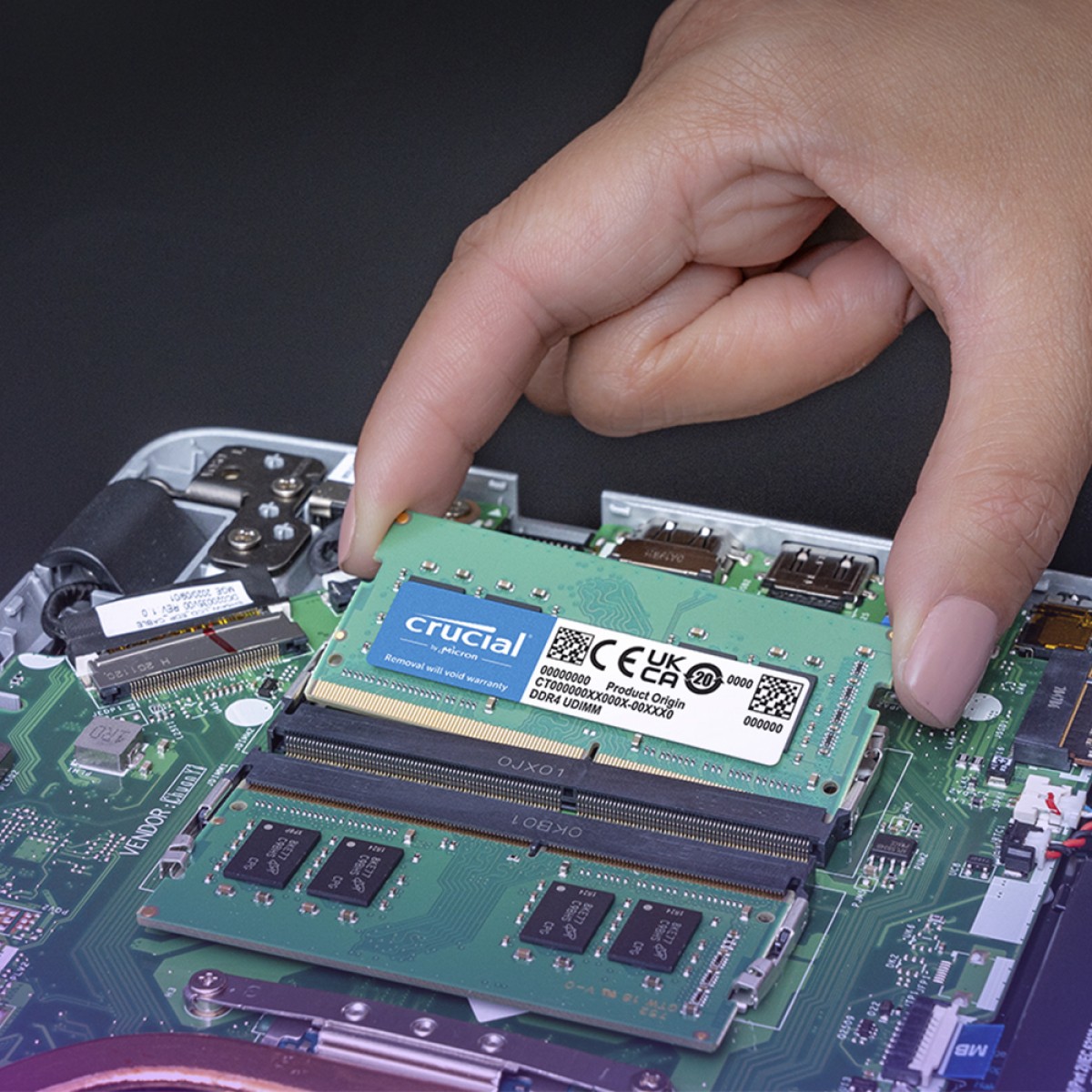 Memória para Notebook DDR4 Crucial, 8GB, 3200MHz, CT8G4SFRA32A