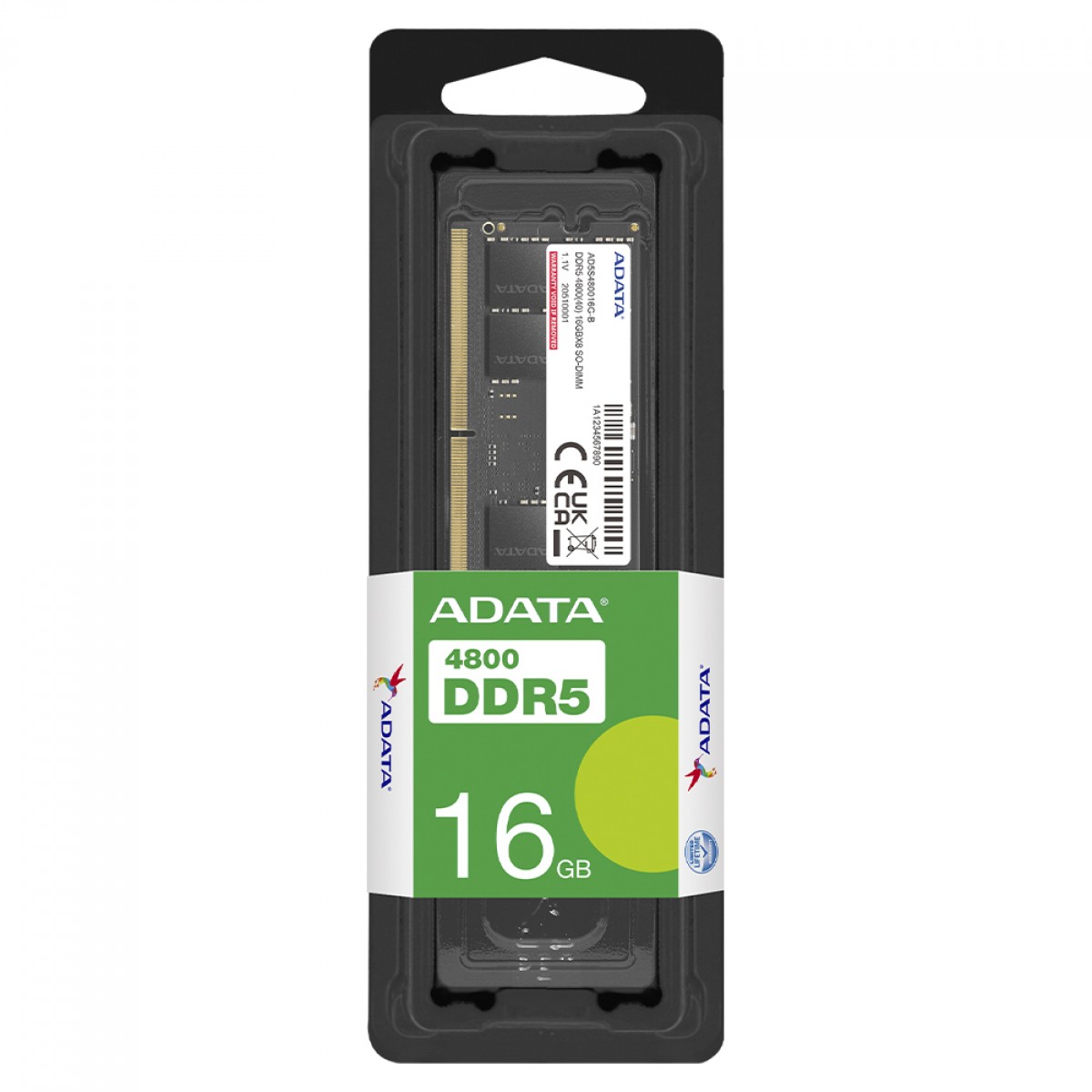 Memória Para Notebook DDR5 Adata XPG, 16GB, 4800Mhz, AD5S480016G-S