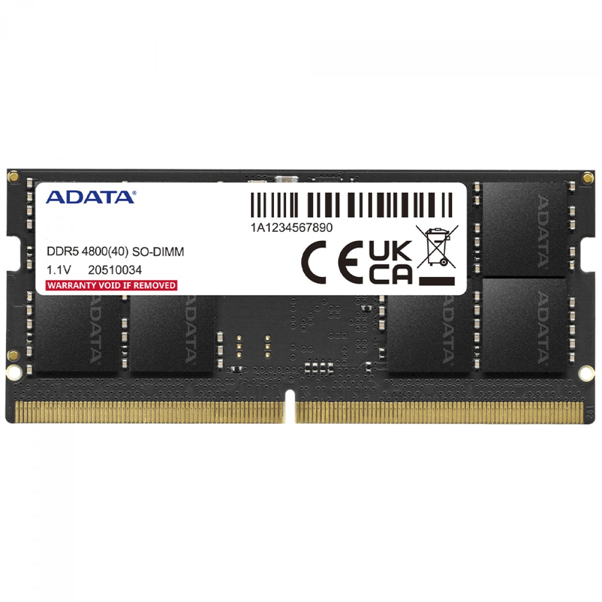 Memória Para Notebook DDR5 Adata XPG, 32GB, 4800MHz, AD5S480032G-S