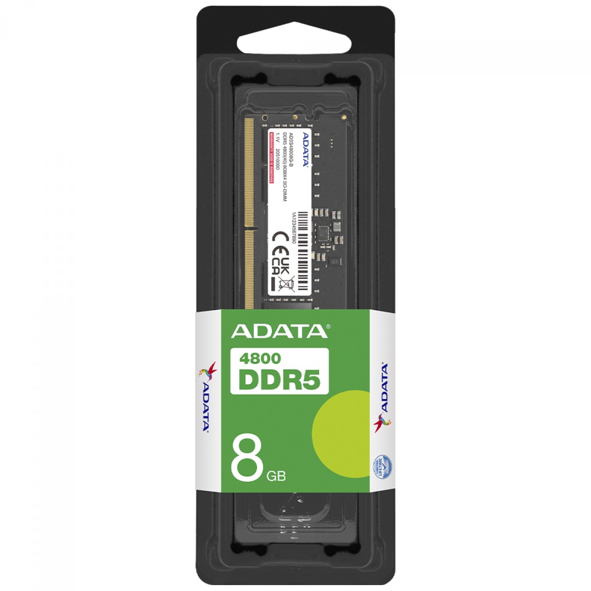 Memória Para Notebook DDR5 Adata XPG, 8GB, 4800Mhz, AD5S48008G-S