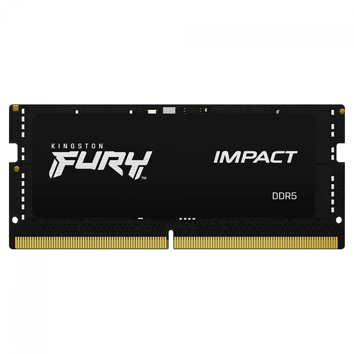 Memória Para Notebook DDR5 Kingston Fury Impact, 32GB (2x16GB), 4800MHz, CL38, Black, KF548S38IBK2-32