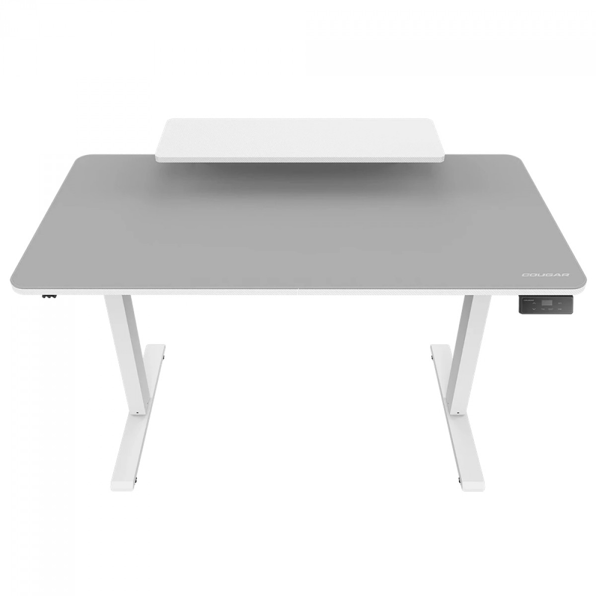 Mesa Gamer Cougar E-STAR 120, Ajuste Elétrico, Suporte Para Headset, Branca, CGR-E-STAR120-WHW