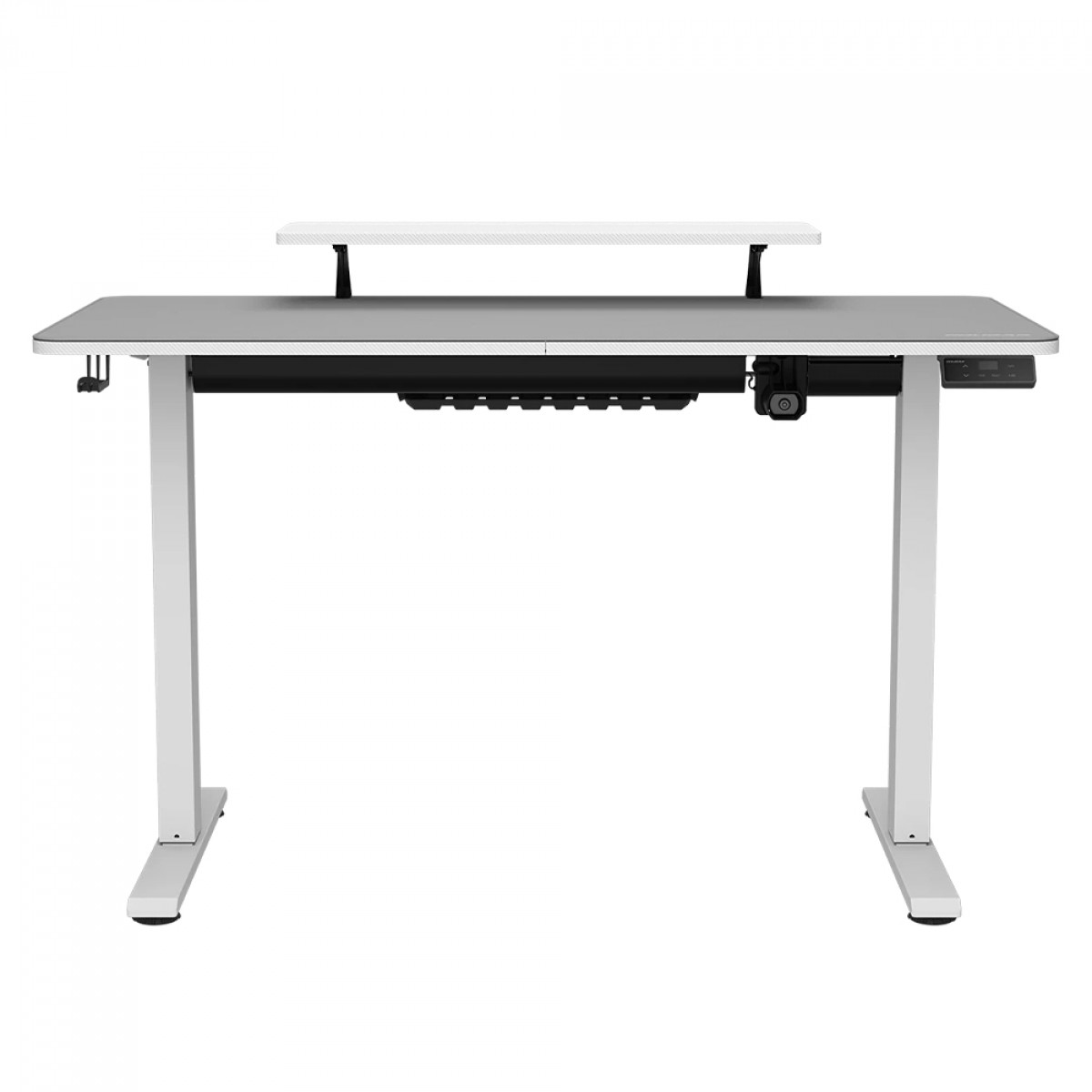 Mesa Gamer Cougar E-STAR 120, Ajuste Elétrico, Suporte Para Headset, Branca, CGR-E-STAR120-WHW