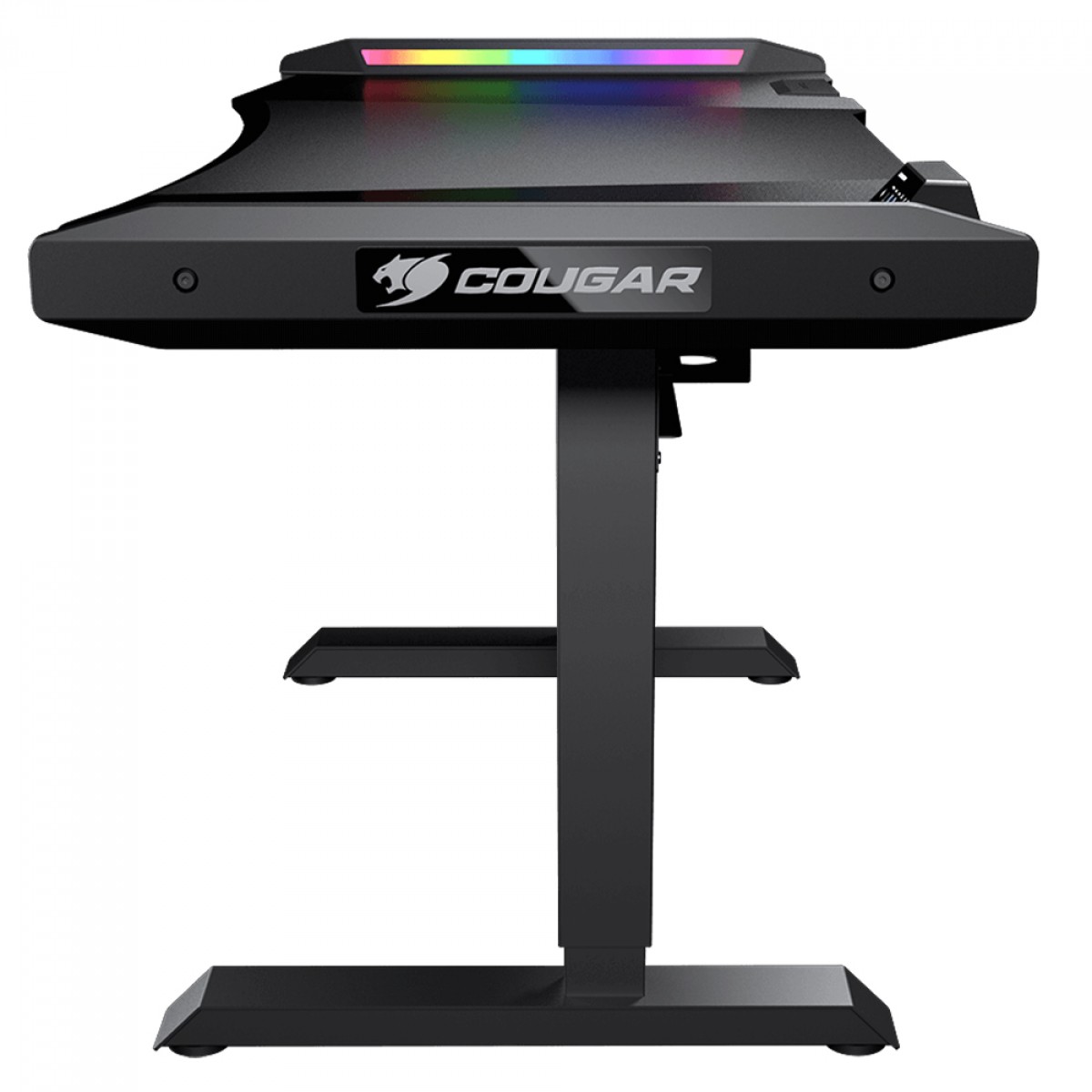 Mesa Gamer Cougar Mars PRO 150, Altura Ajustável, RGB, Black, CGR-MARS PRO 150 