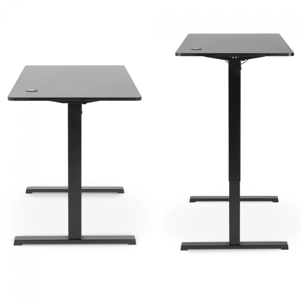 Mesa Gamer DT3 F10, Com Regulagem de Altura Elétrico, Preto, 14518-9