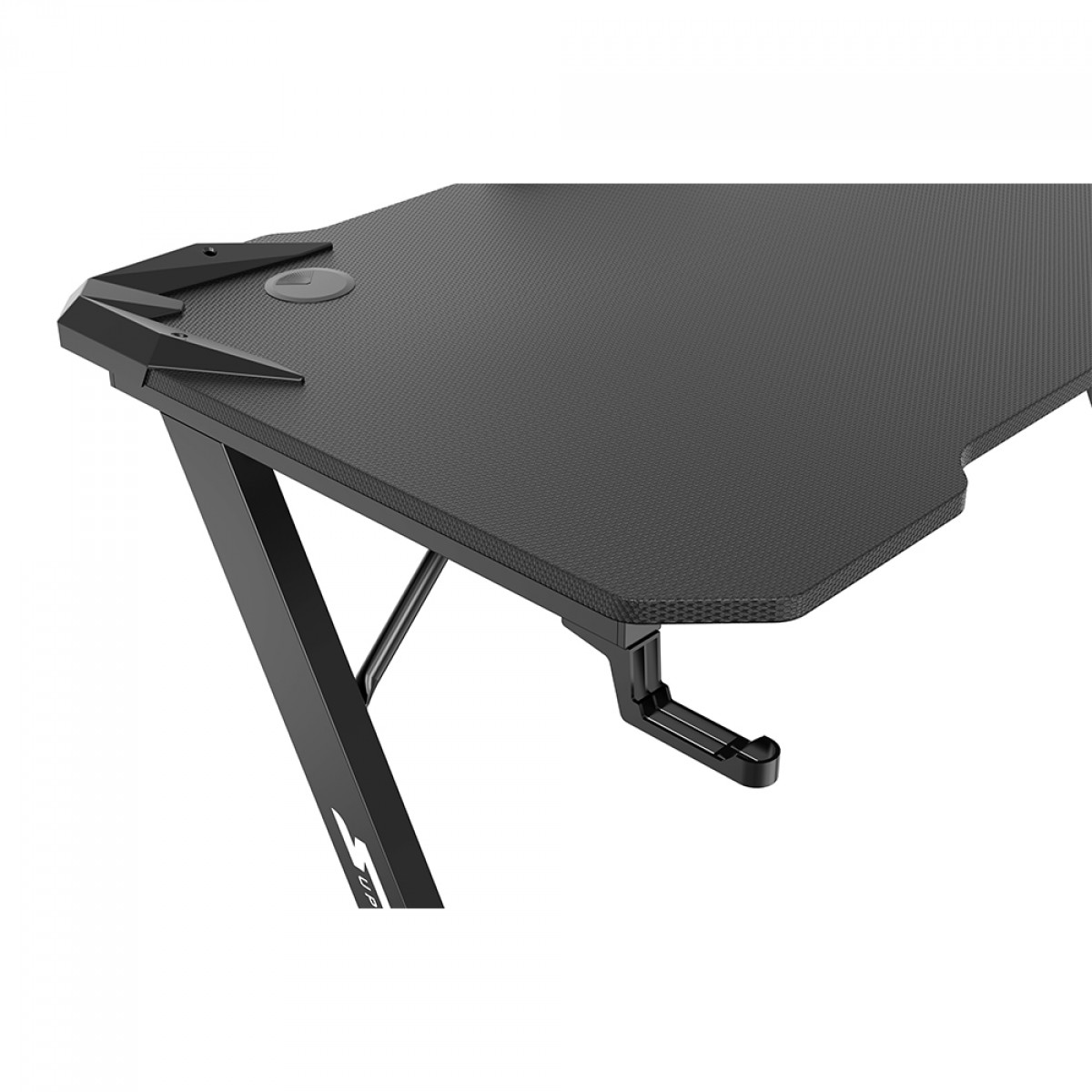 Mesa Gamer SuperFrame Epic, Com Suporte Para Headset e Copo, Black, SF-TB-EP11060BF