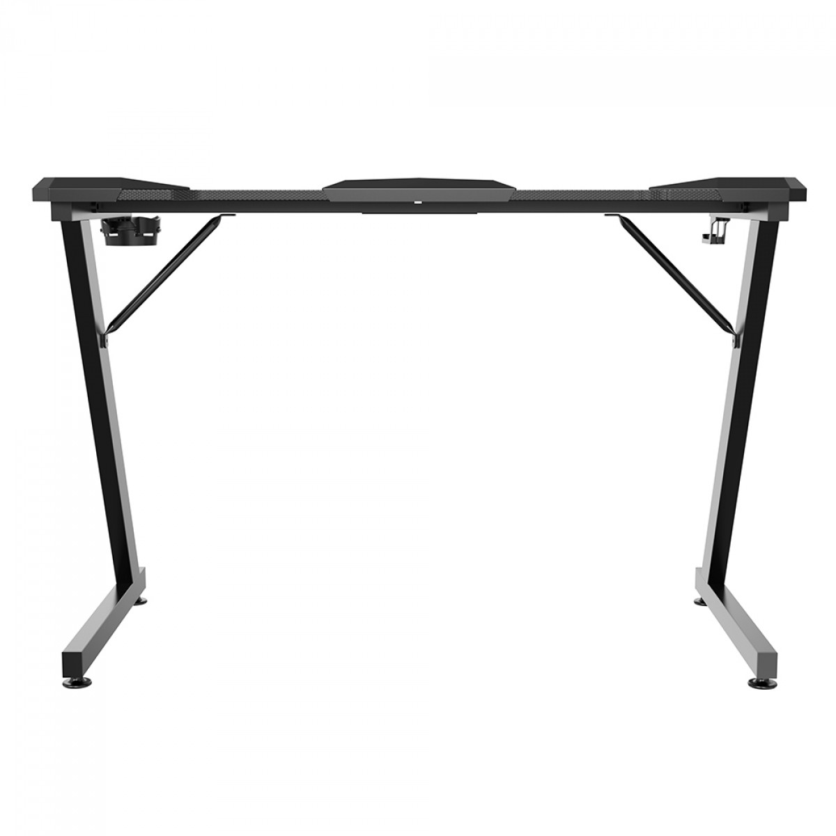 Mesa Gamer SuperFrame Epic, Com Suporte Para Headset e Copo, Black, SF-TB-EP11060BF