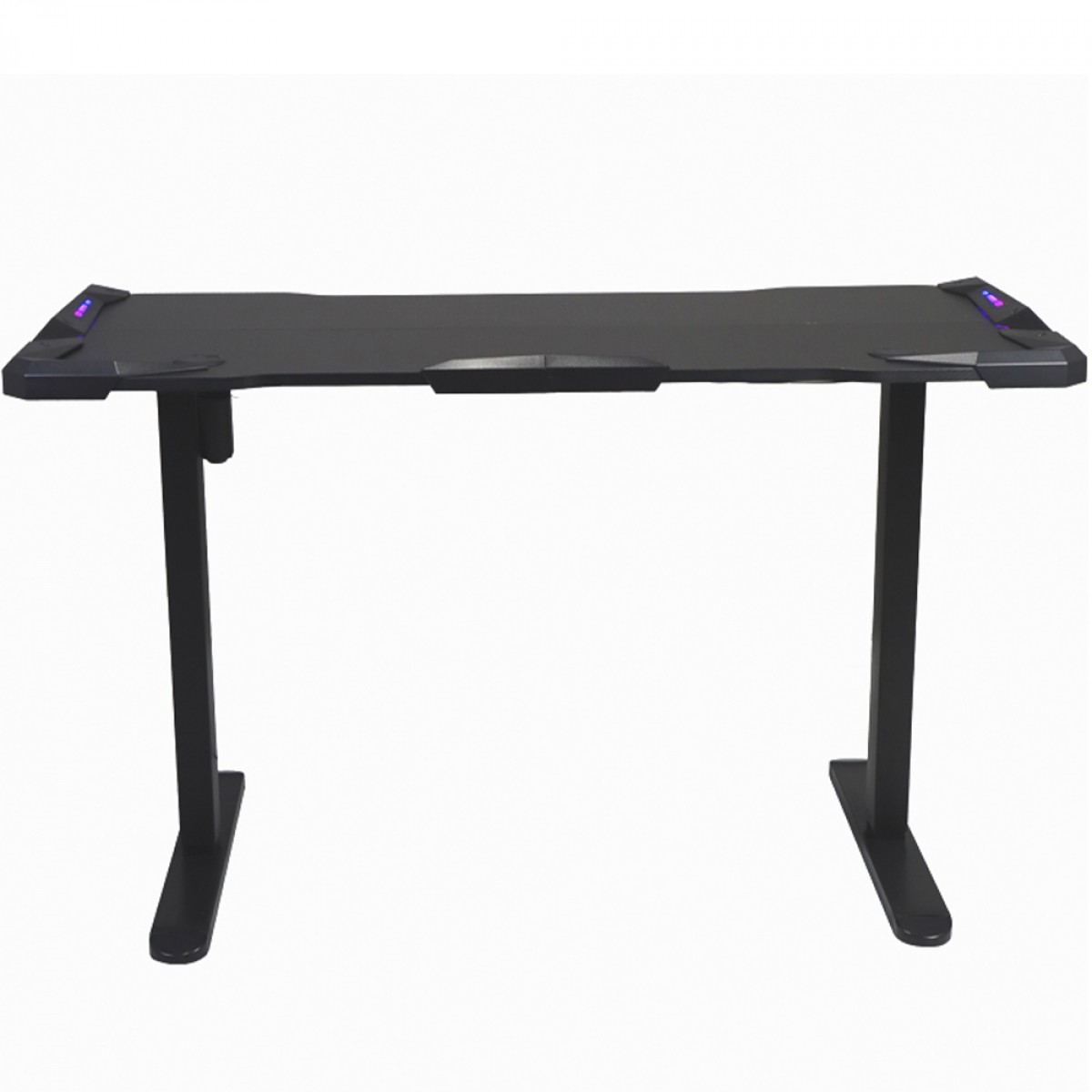 Mesa Gamer SuperFrame Epic Pro, RGB, Altura Ajustável, Com Suporte Para Headset e Copo, Black, SF-TB-12060BA