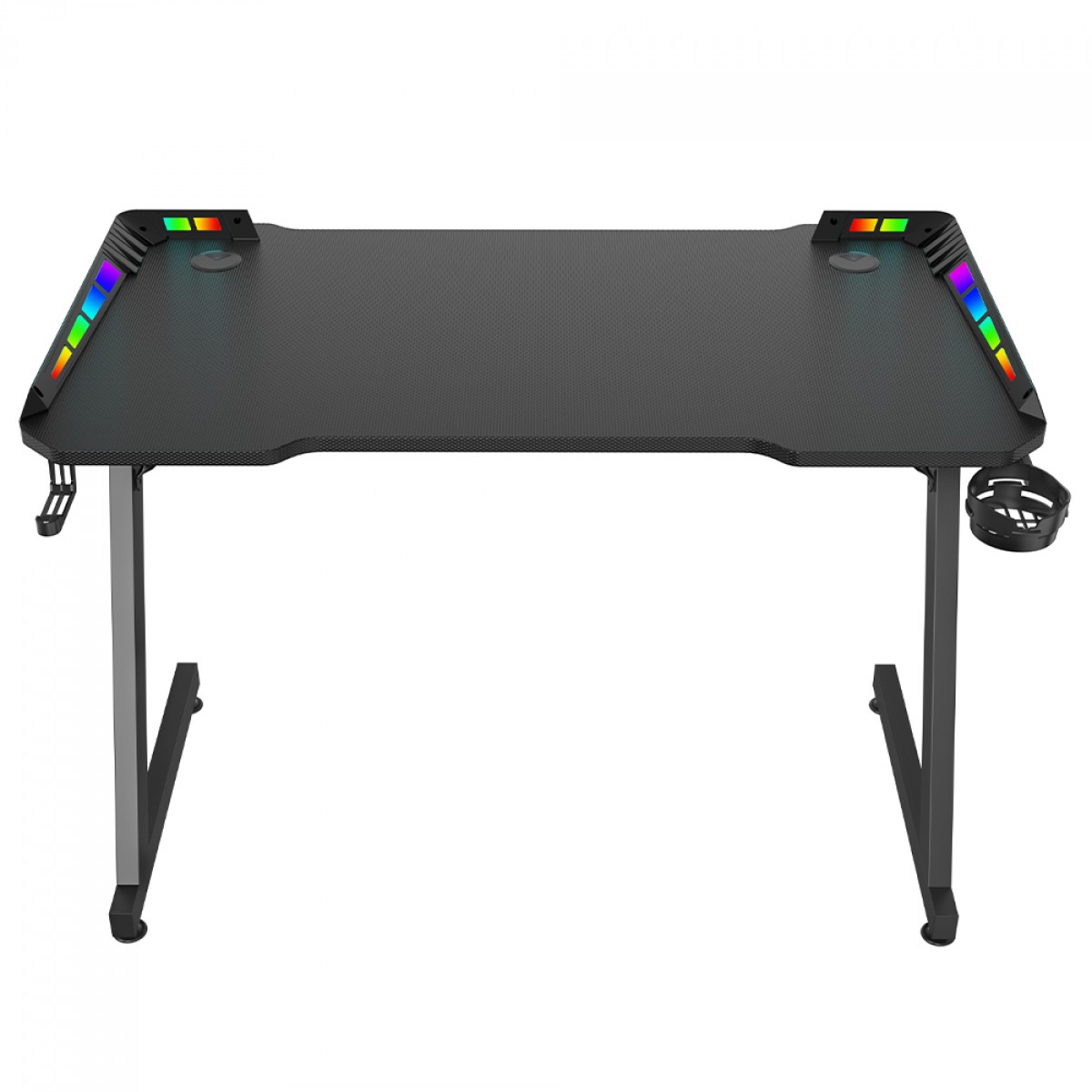 Mesa Gamer SuperFrame Epic RGB, Com Suporte Para Headset e Copo, Black, SF-TB-EP11060BF RGB
