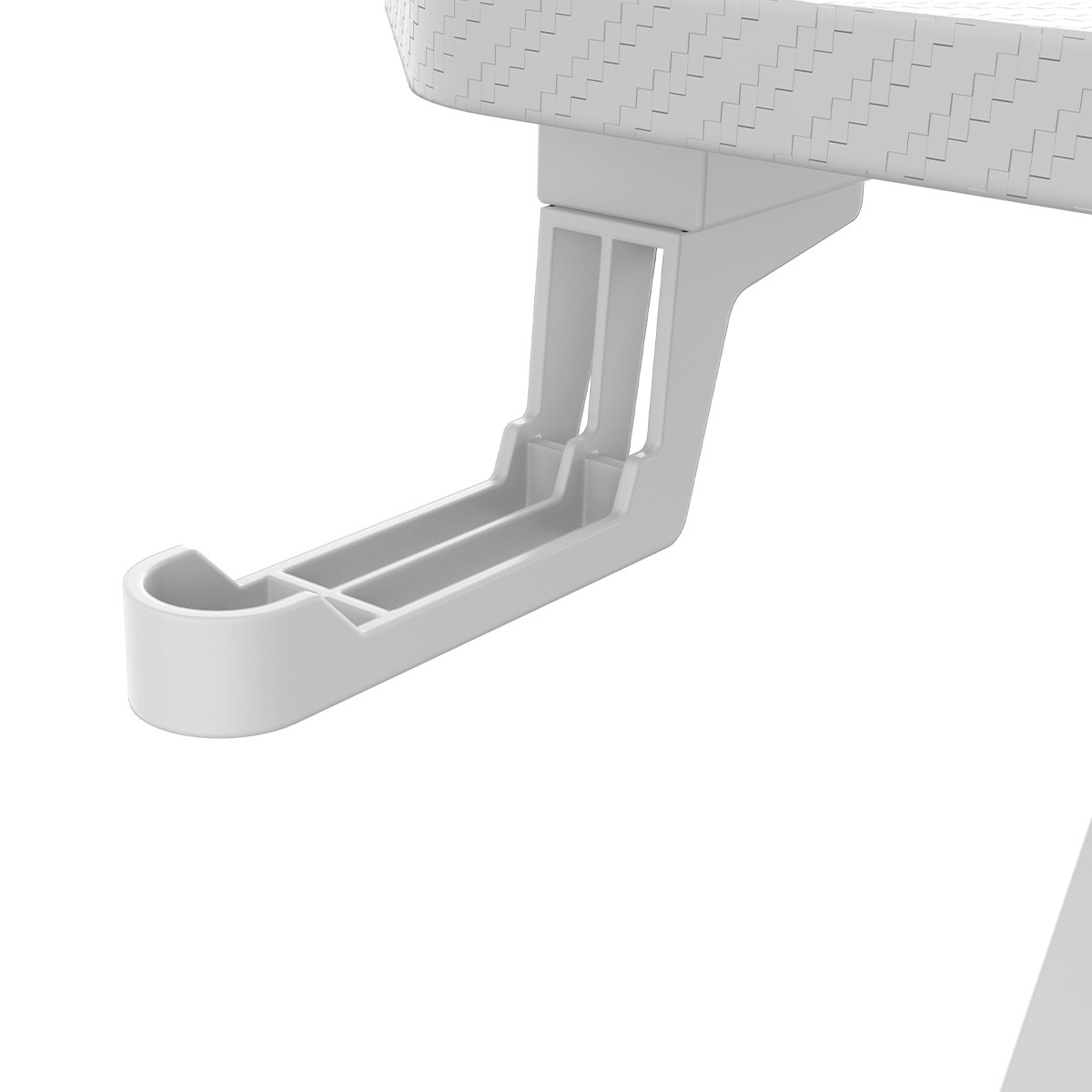 Mesa Gamer SuperFrame Epic RGB, Com Suporte Para Headset e Copo, Branco, SF-TB-EP11060WF RGB