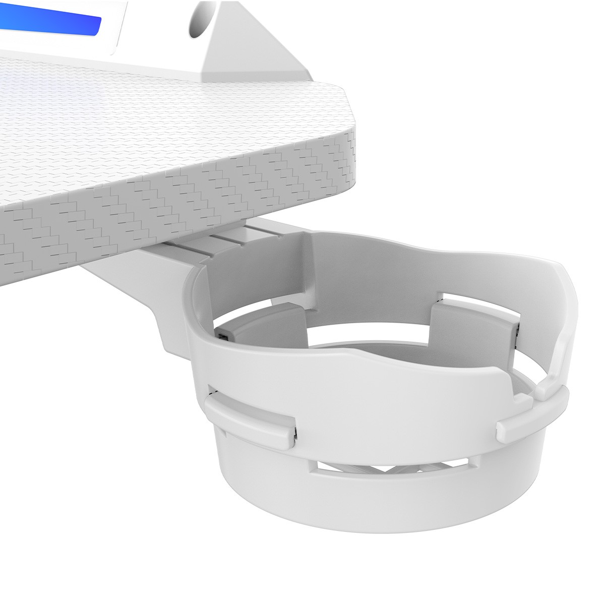 Mesa Gamer SuperFrame Epic RGB, Com Suporte Para Headset e Copo, Branco, SF-TB-EP11060WF RGB