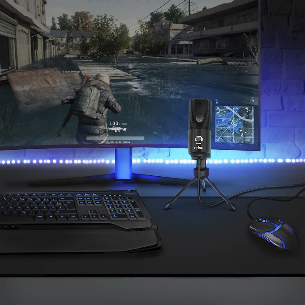 Microfone Fifine K669 PRO, USB, Black