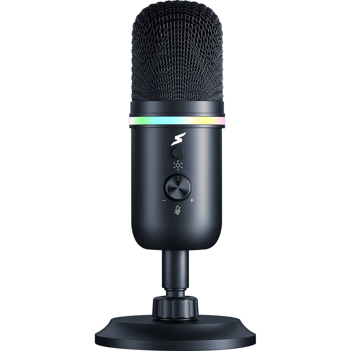 Microfone Gamer SuperFrame Voice, RGB, USB, Black, MSF-VOICE-RGB