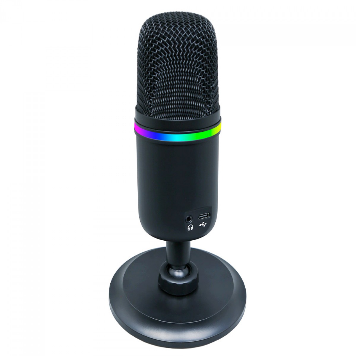 Microfone Gamer SuperFrame Voice, RGB, USB, Black, MSF-VOICE-RGB