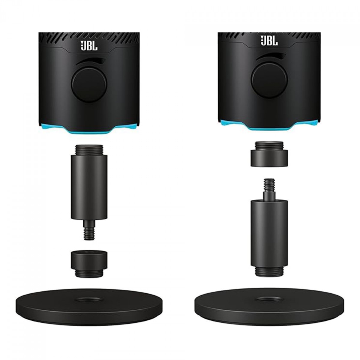 Microfone JBL Quantum Stream, RGB, Otimizado pra PC/MAC/PS5/PS4/Nintendo Switch, Metálico, JBLQSTREAMBLK