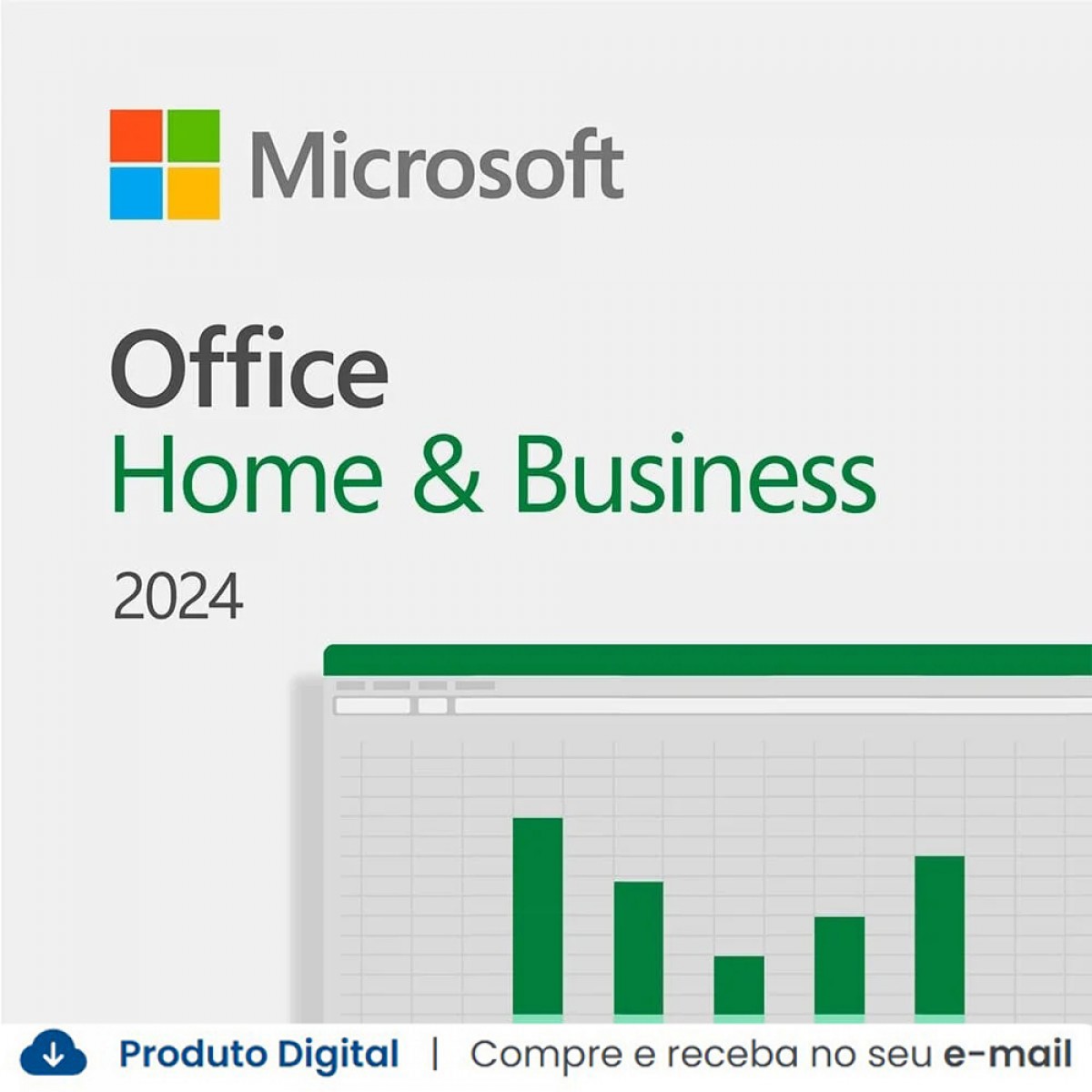 Microsoft Office Home and Business 2024 ESD, Digital para Download, EP2-06608