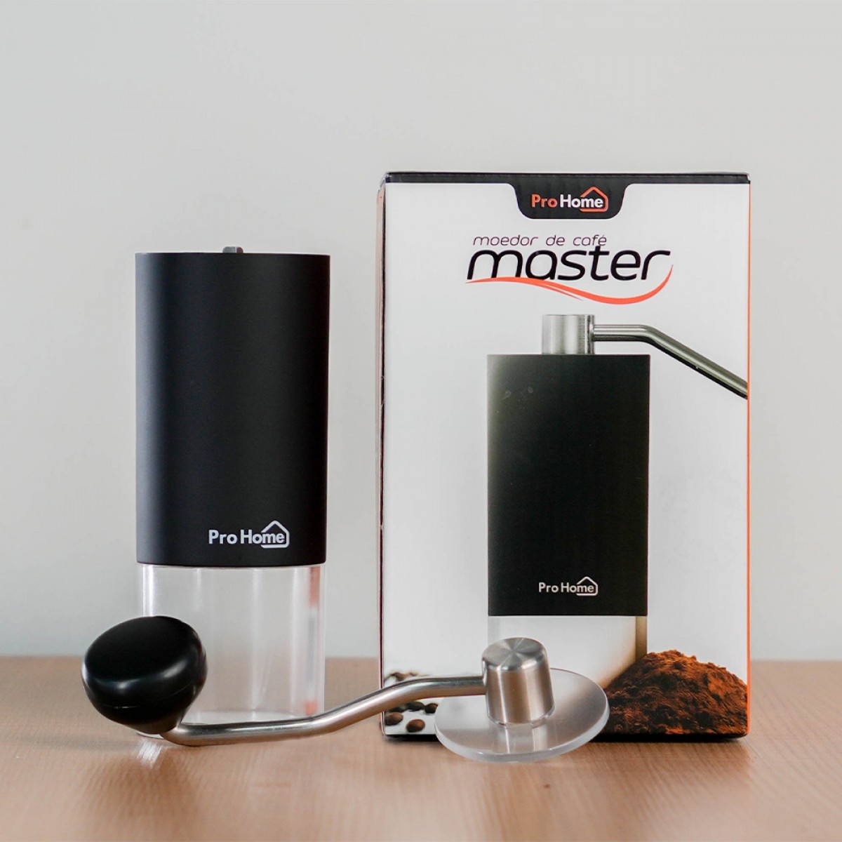 Moedor de Café Manual Pro Home Master, 25g, Black, PH-GD-MT20GCB