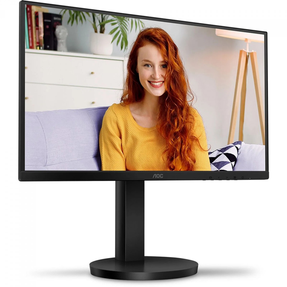 Monitor AOC, 22 Pol, Full HD, 75Hz, VA, HDMI/VGA, Adaptive-Sync, 22B3HMF
