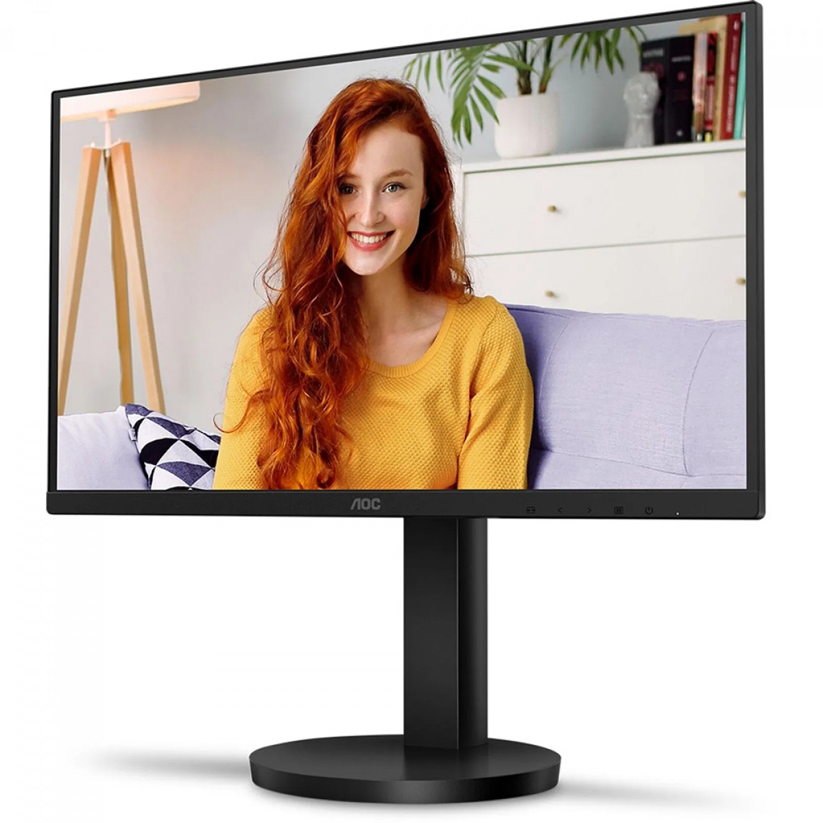 Monitor AOC, 22 Pol, Full HD, 75Hz, VA, HDMI/VGA, Adaptive-Sync, 22B3HMF